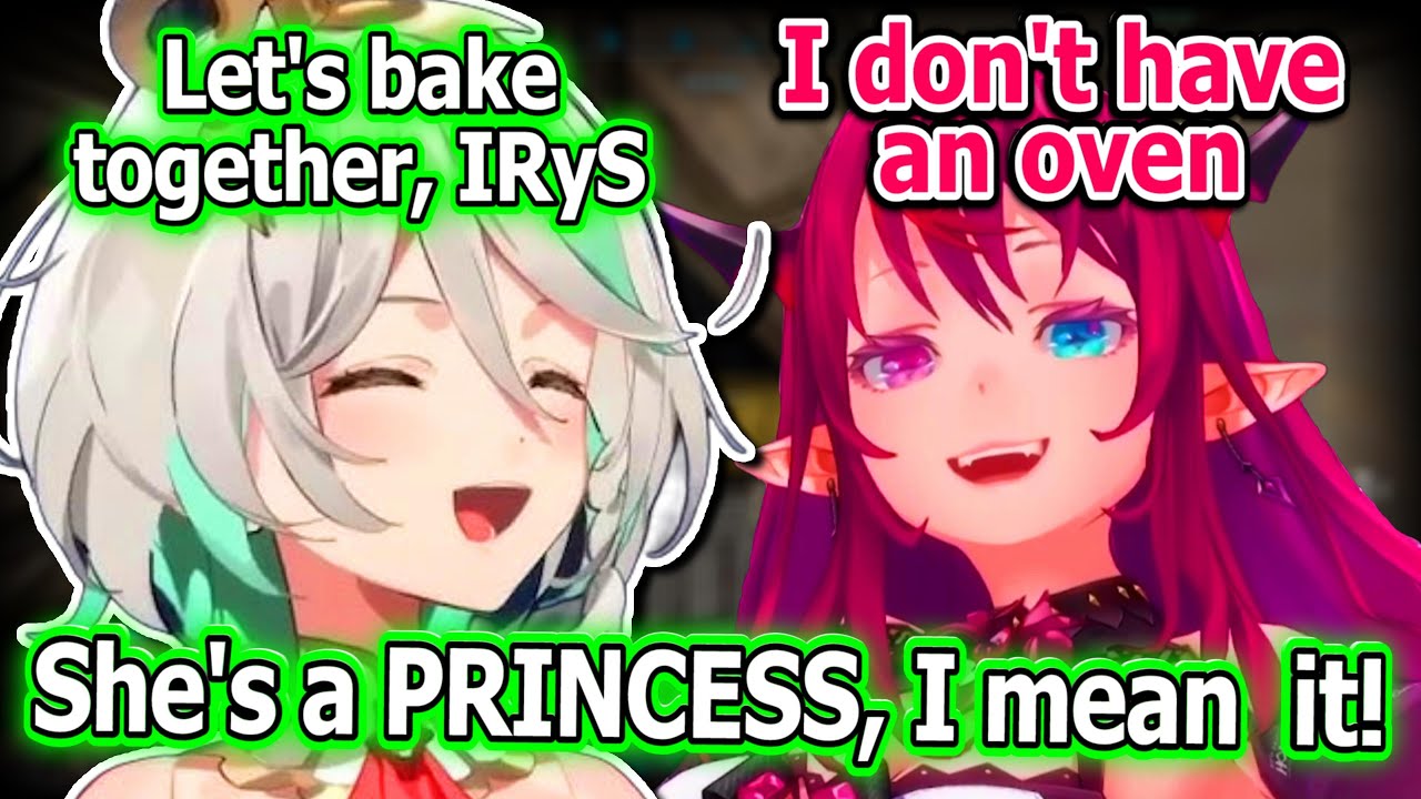 Сесилия назвала IRyS ПРИНЦЕССОЙ, когда узнала, что у IRyS нет духовки на кухне...