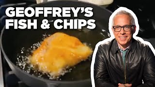 Crispy Fish and Chips with Geoffrey Zakarian | The Kitchen | Food Network