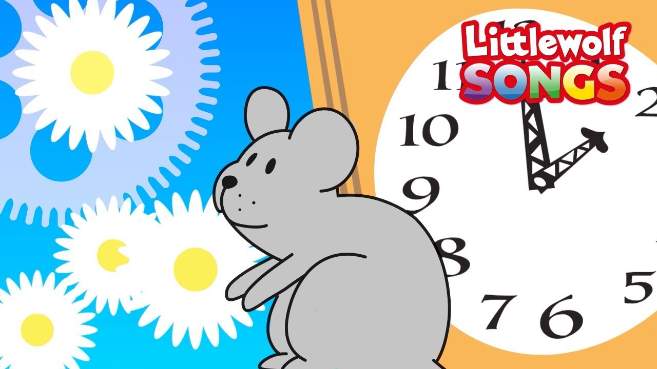 Hickory Dickory Dock - nursery rhymes by Littlewolf Songs - YouTube