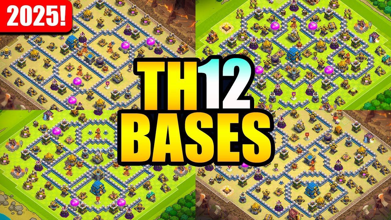 NEW BEST TH12 Base Layouts 2025! + Link | Part 2 (Clash of Clans) NEW BEST TH12 Base Layouts 2025! + Link | Part 2 (Clash of Clans)