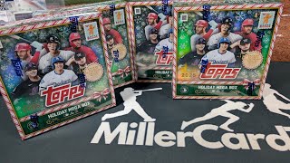 NEW RELEASE!  2025 Topps Holiday Baseball!  MEGA BOX REVIEW!
