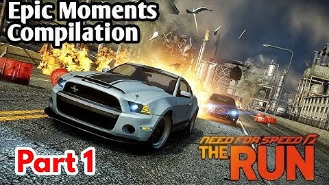 NFS The Run Epic Gameplay & Moments Part 1 || Need For Speed 2011 Weekend Blinding Lights Cinematic