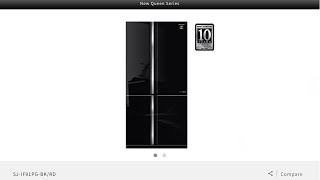 Wow… Kulkas Bisa Begini !! Kulkas Sharp Side by Side SJ-IF91PG-BK