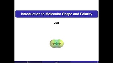 Introduction to molecular shape and polarity