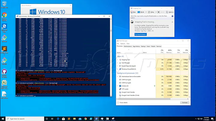 How to List and Kill a Running Windows Process in Task Manager using Powershell - January 2021