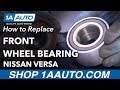 How to Replace Front Wheel Bearing 12-19 Nissan Versa