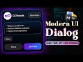 🔥 Modern UI Dialog with MT Manager (2025) | Premium App Design Tutorial ✨📱