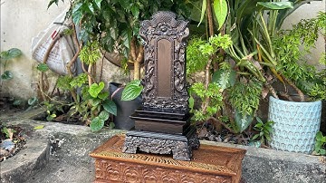 Bài Vị Thờ Gia Tiên Gỗ Hương