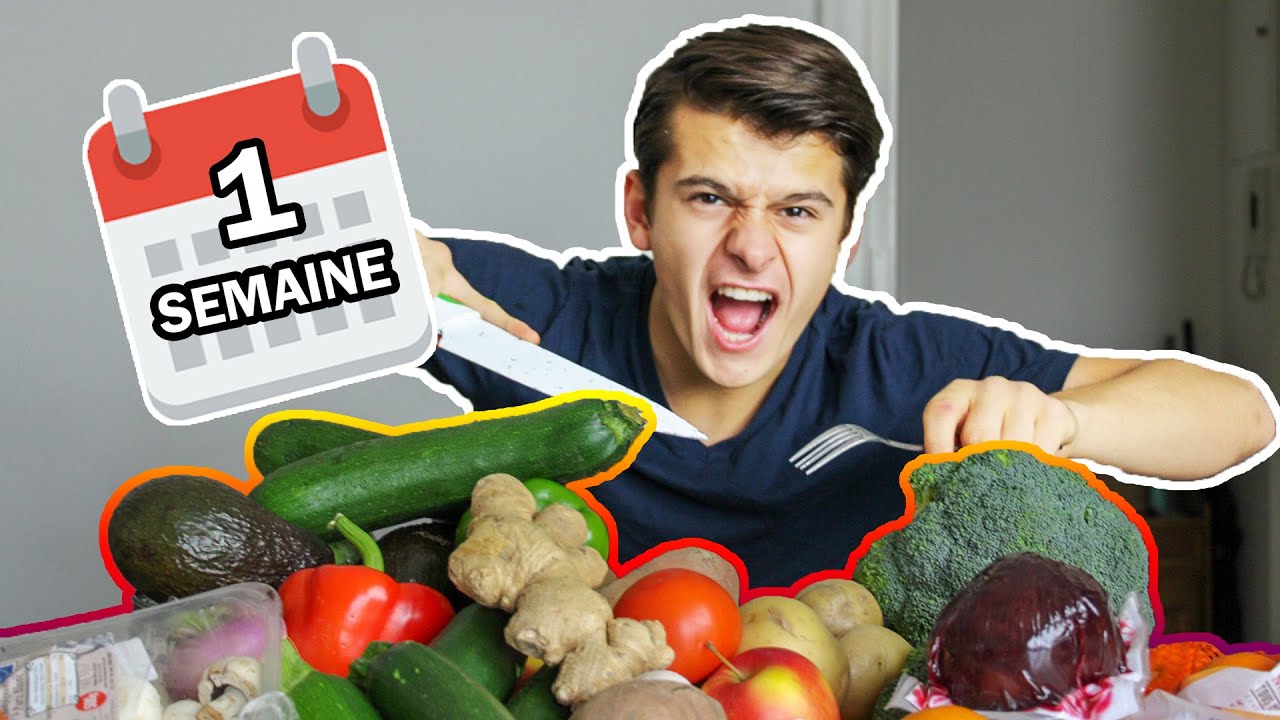 JE MANGE QUE DES FRUITS ET LÉGUMES PENDANT UNE SEMAINE!