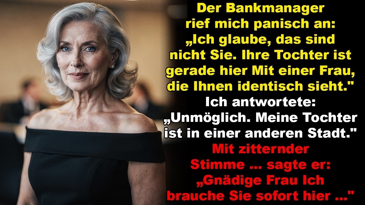 Ich dachte, meine Tochter hätte einen Fehler gemacht, als sie eine Fremde zur Bank brachte, die behauptete, meine Zwillingsschwester zu sein. Ich hielt es für einen Irrtum, bis ich den Ring an...