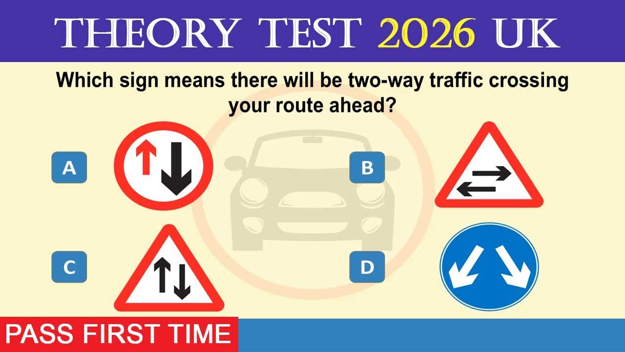Теоретический экзамен по вождению 2026 в Великобритании | Бесплатная подготовка к теоретическому ...