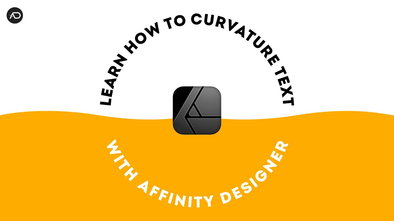 Learn How To Curvature Text With Affinity Designer - YouTube