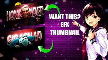 How to Make EFX thumbnail on android (app link in description)