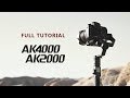 Full tutorial of ak series  feiyutech tutorial