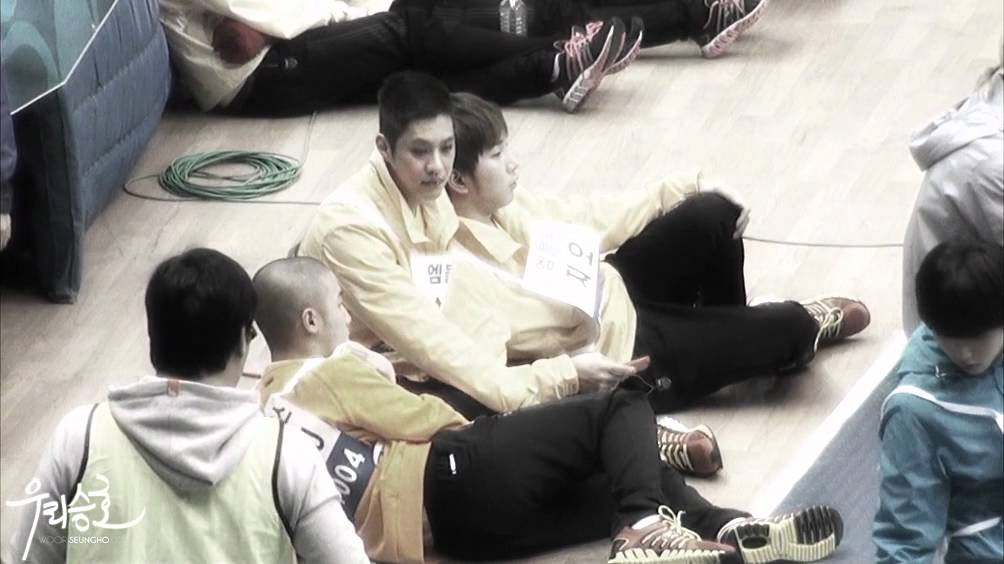 [MBLAQ] Seungho & G.O - Playing (Fancam) @ Idol Athletics