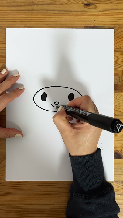 easy draw mymelody : マイメロ : 마이멜로디