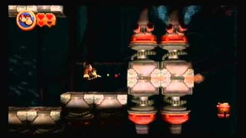 Donkey Kong Country Returns Walkthrough Part 56 (World 7-4 Gear Getaway)