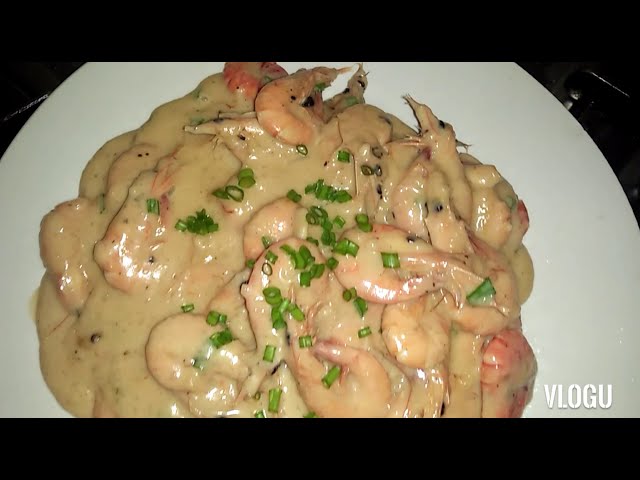 CREAMY GARLIC SHRIMP WITH SPRITE| EASY AT MASARAP! class=