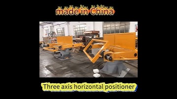 Three axis horizontal positioner #boerrobot #weldingpositioner #weldingrobot #positioner #welding