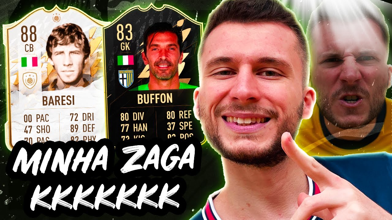 ZAGA BUGADINHA NA WL🔥 BUFFON E BARESI REPRESENTARAM?!?! CUMPRI A PROMESSA!! FIFA 22 - ULTIMATE TEAM