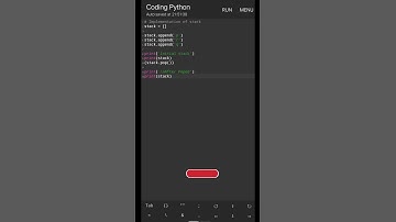 Implementation of stack project in python 🔥 // basic python #coding #python