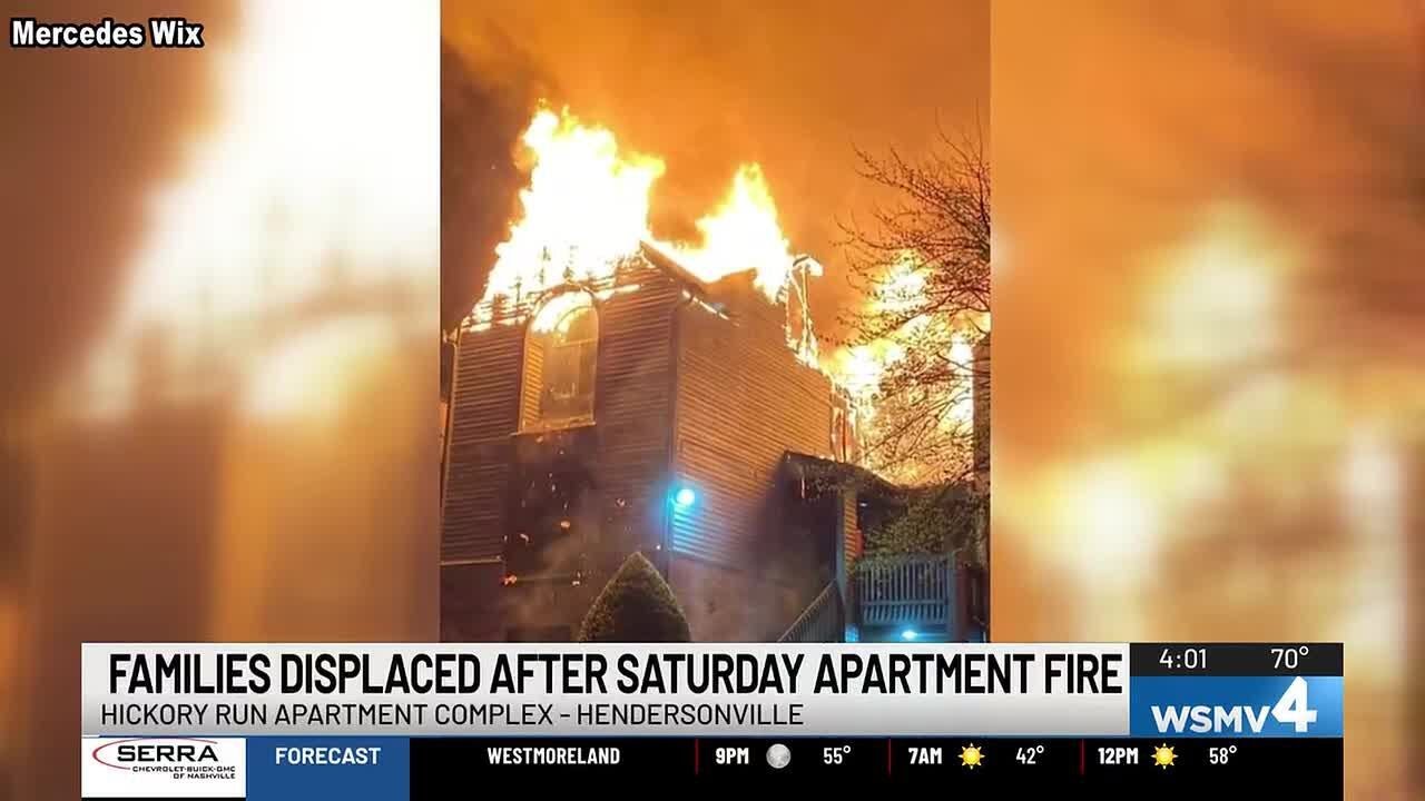 Families displaced after Saturday apartment fire in Hendersonville ...