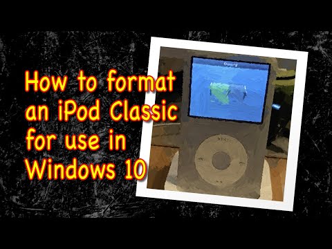 How to format an iPod Classic for use in Windows 10