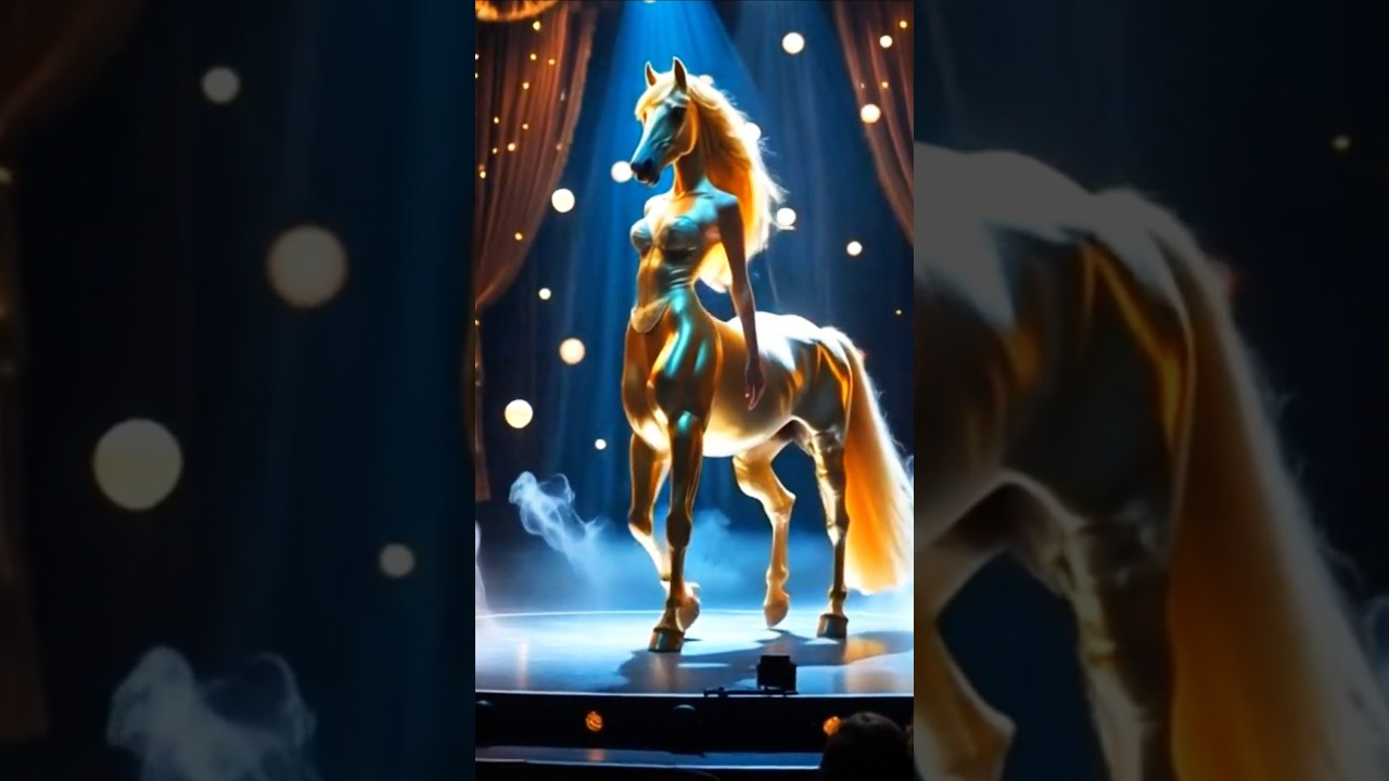 American got talent || Horse transfer into woman || Magic show 