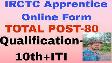 IRCTC Apprentice online 2022||IRCTC me Apprentice kaise kare ||  IRCTC vacancy @riorhymemoon