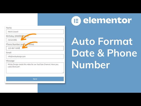 Auto Format Date