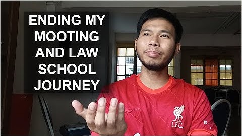 Ending my mooting and law school journey | UiTM Shah Alam Edition