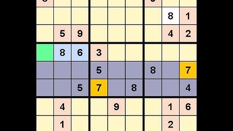 How to Solve Los Angeles Times Sudoku Expert December 26, 2020