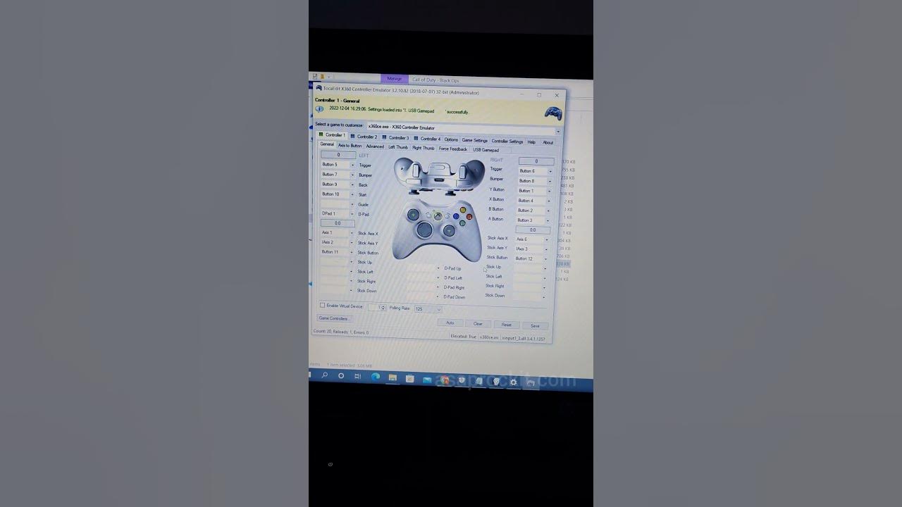 How to set controller with pc games on x360ce youtube