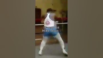 Thumbnail of 15 years old Mike Tyson shadowboxing 😳 #miketyson #boxing