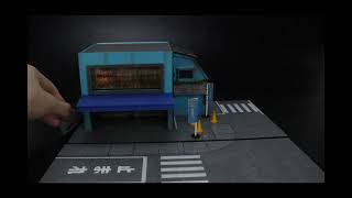 Magic City 1:64 Diorama Subaru modification shop (110020) available now