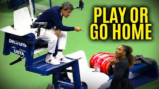 When Tennis Players Get SCHOOLED By The Umpire