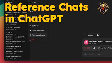 Hoe u naar gesprekken in andere gesprekken in ChatGPT kunt verwijzen