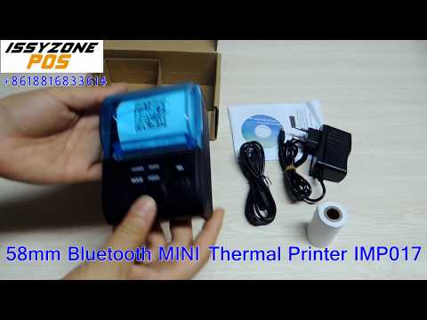 58mm Bluetooth Thermal Printer Portable Printer How To Connect With Androind-IOS IMP017