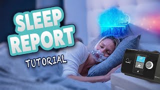 😴 Tutoriel avancé sur le rapport de sommeil automatique ResMed AirSense 10