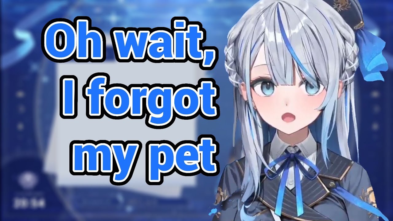 Ruka PON Moment Forget Her Pet and Have Cute Habit!!