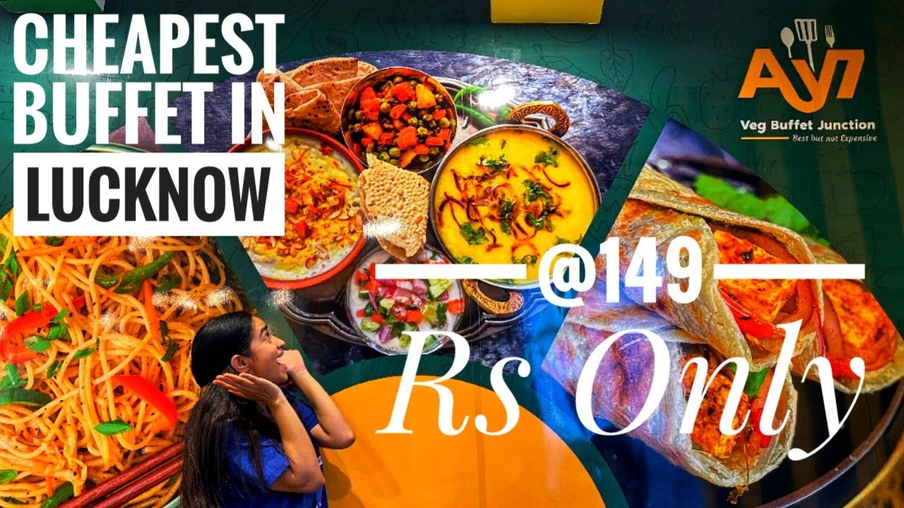 Unlimited Buffet 149 😲 Lucknow's Cheapest Buffet Restaurant Street