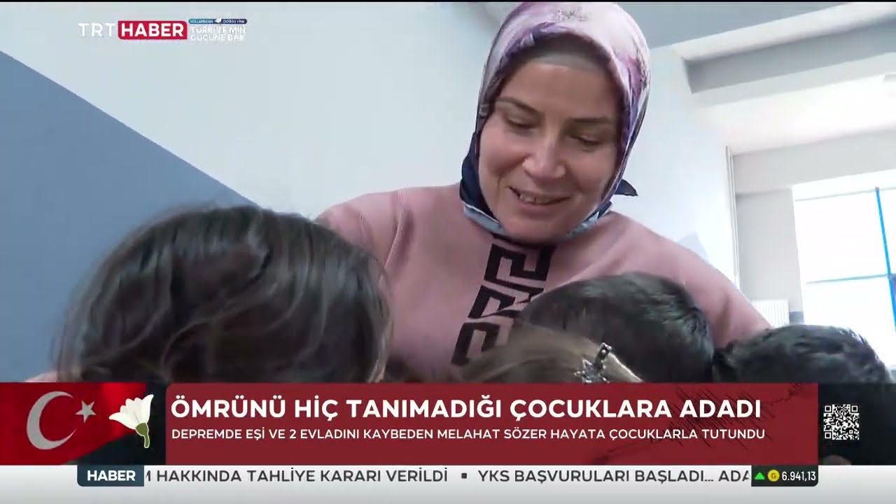 Hatay’da eşini ve iki evladını kaybeden Melahat Anne, ömrünü gönüllü olduğu okuldaki çocuklara adadı