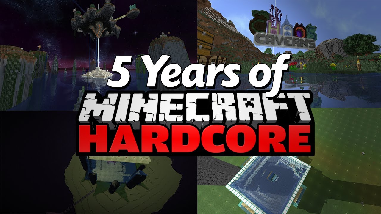 เกม มา ย ครา ฟ 5  2022 New  My 5 Years of Minecraft Hardcore (Montage)