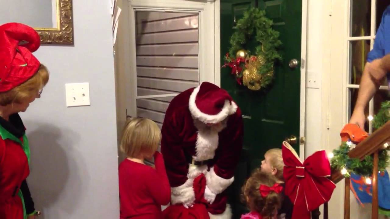 santa visits to your house