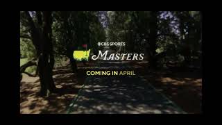 The Masters on CBS commercial return this April