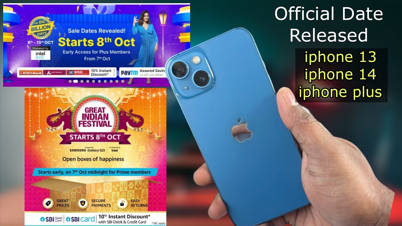 Flipkart Big Billion Sale & Amazon Great India Festival Sale Date