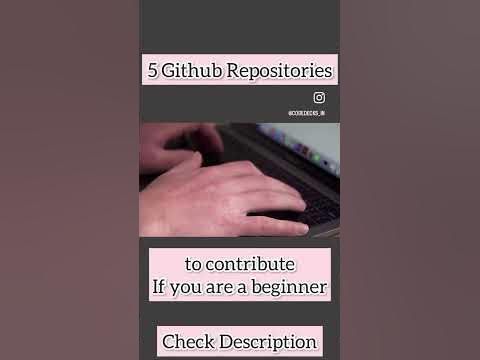 5 beginners friendly github projects | Github repositories - YouTube