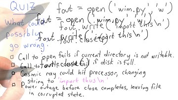 What Could Go Wrong - Intro to Computer Science