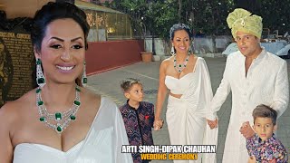 Krushna Abhishek-Kashmeera Shah With Kids Arrive At Sister Arti Singh Wedding Ceremony