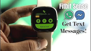 Fitbit Sense: How to Get Text Messages From WhatsApp or Messenger! screenshot 2